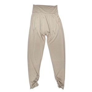 Free People FP Movement Prajna Harem Yoga Pants Tan Beige S High Rise Joggers